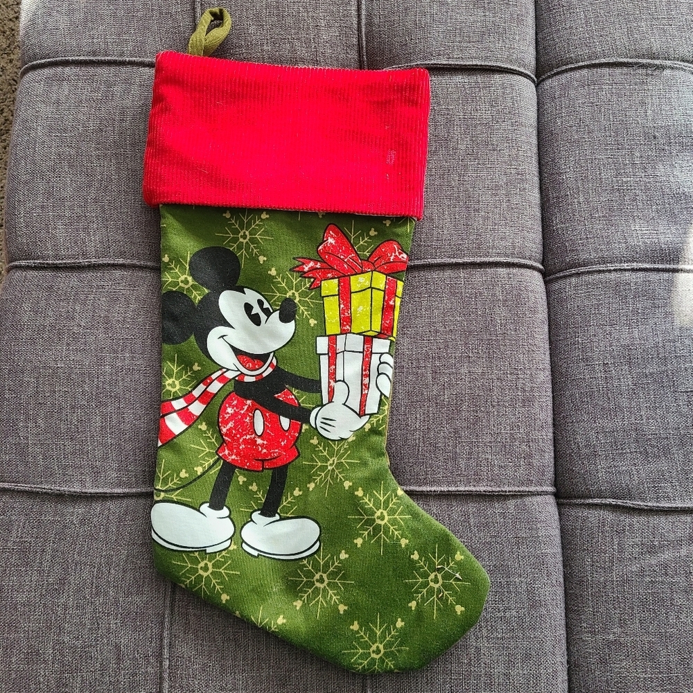 Disney Mickey Mouse Christmas‎ Stocking 18" from 2009